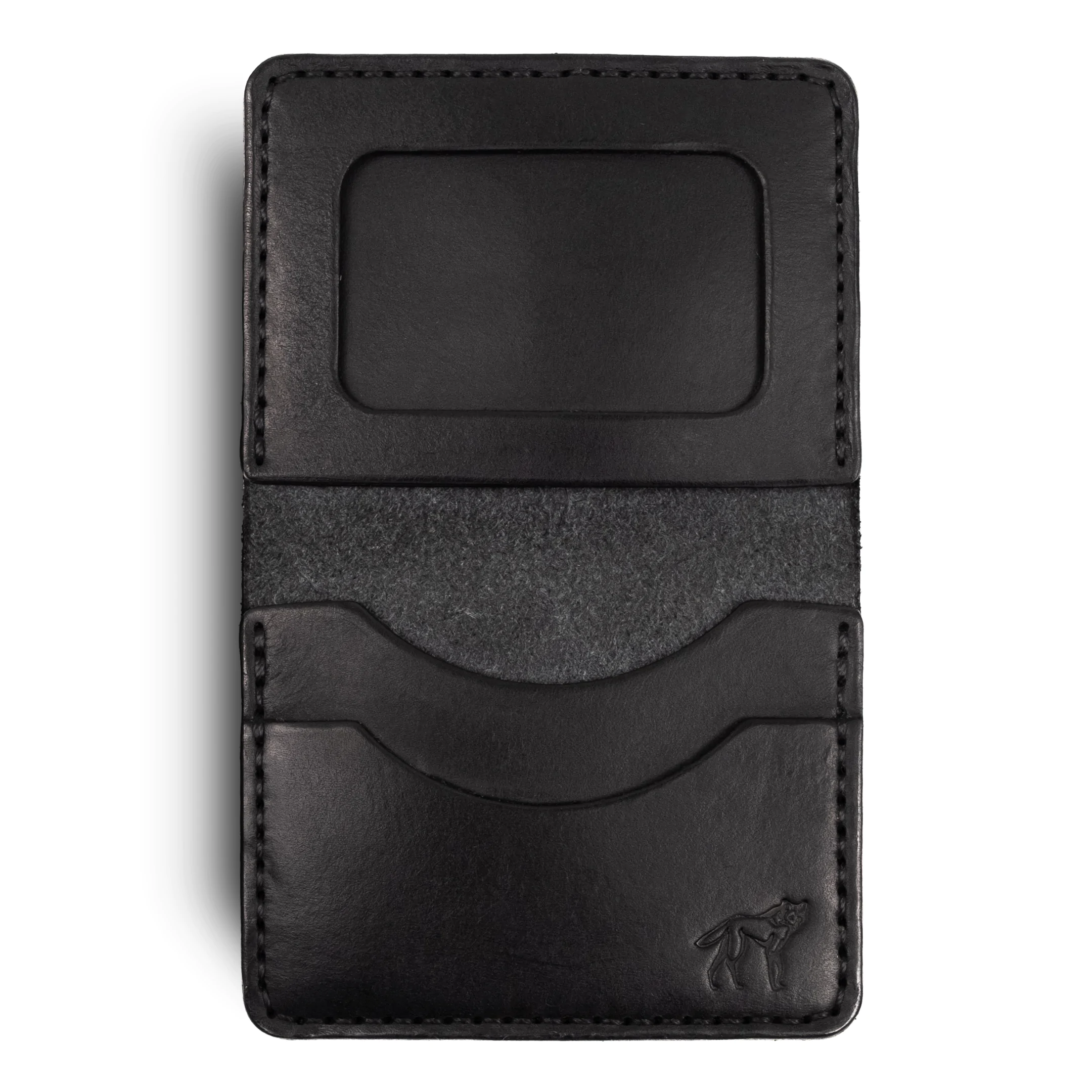 Carteira de Couro No.4 Preta