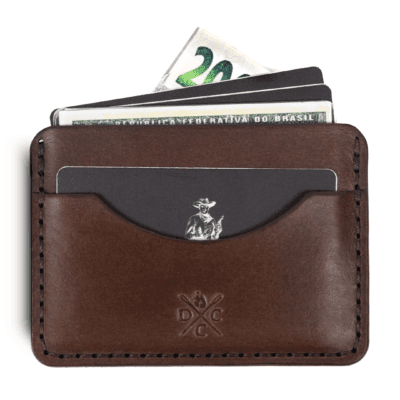Carteira de Couro Minimalista No.3 Marrom