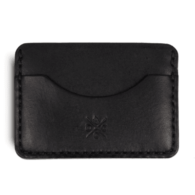 Carteira de Couro Minimalista No.3 Preta