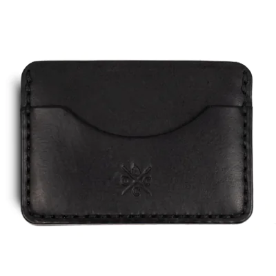 Carteira de Couro Minimalista No.3 Preta