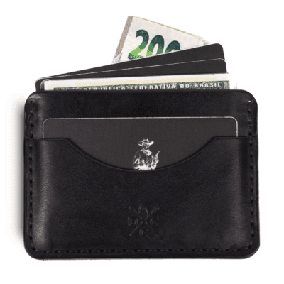 Carteira de Couro Minimalista No.3 Preta