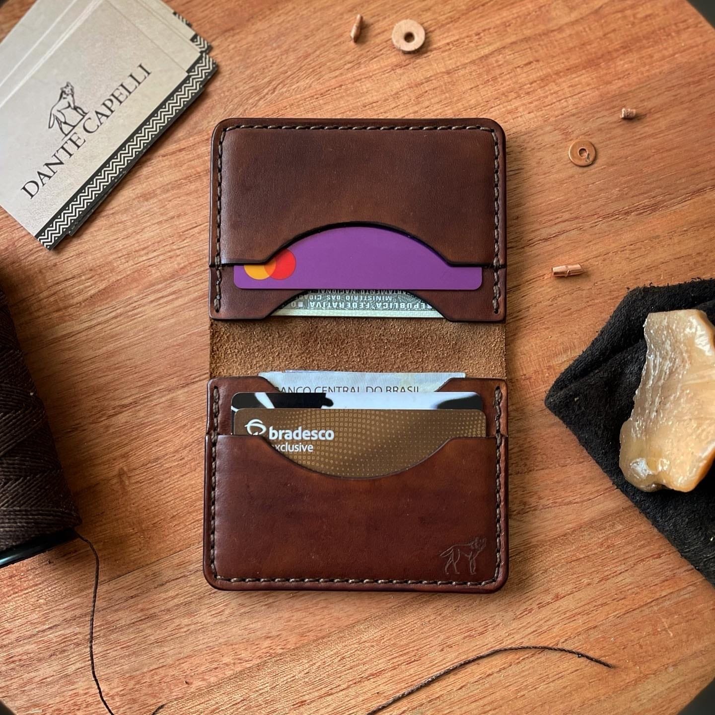 Carteira de Couro No.22 Marrom - Imagem 6