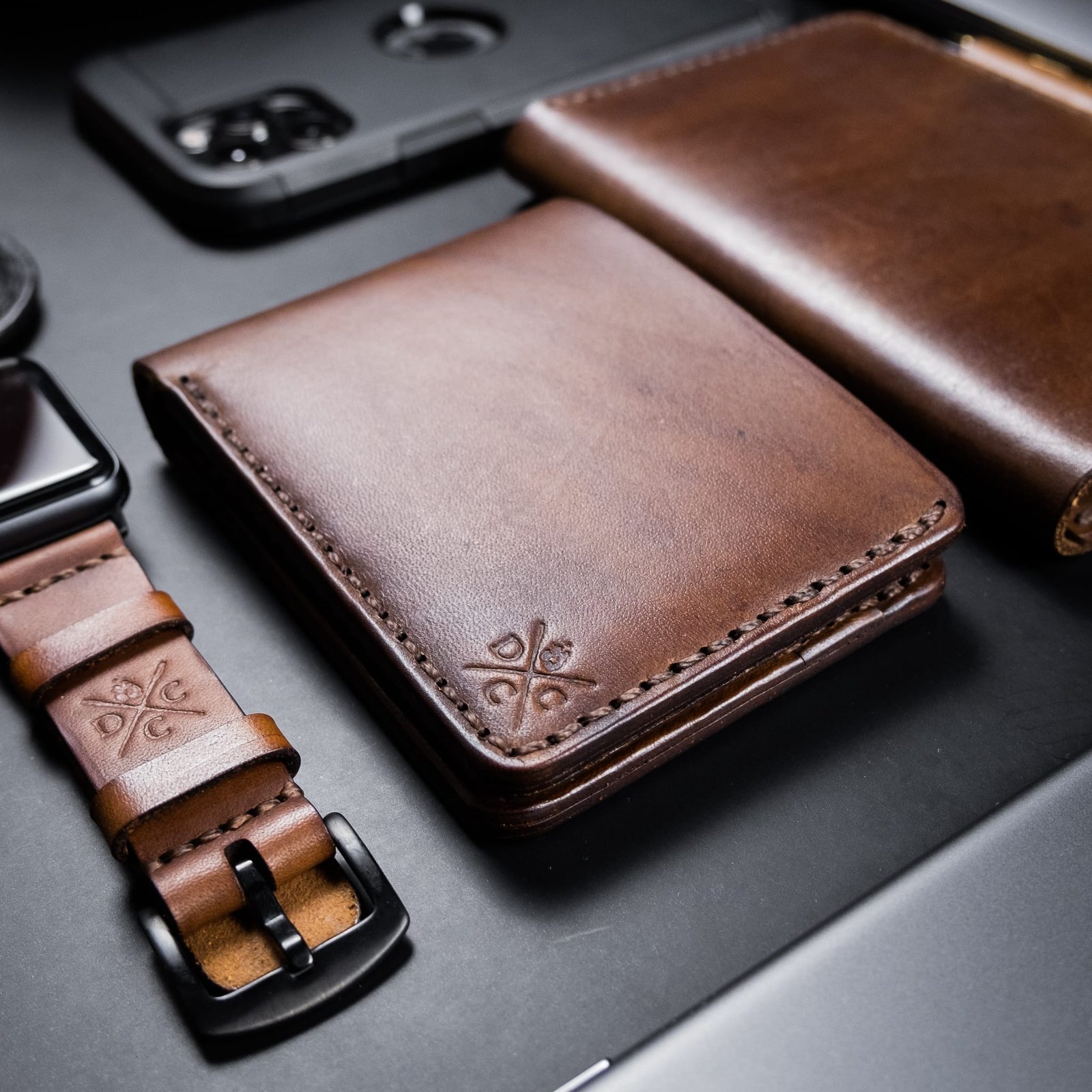 Carteira de Couro Bifold No.7 Marrom - Imagem 6