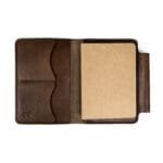 Carteira de Couro Notas de Campo Marrom