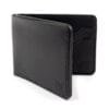 Carteira de Couro Bifold No.7 Preta