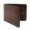 Carteira de Couro Bifold No.7 Marrom