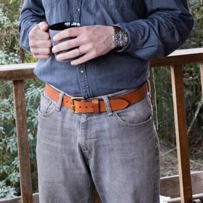 Cinto de Couro 1.5″ Savana