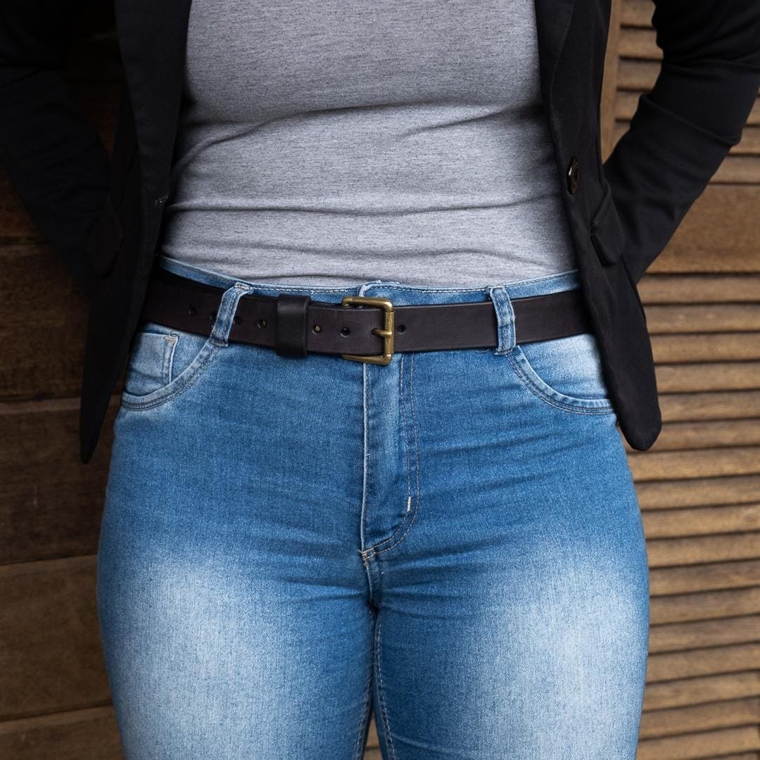 Cinto de Couro 1.25" Preto - Imagem 4