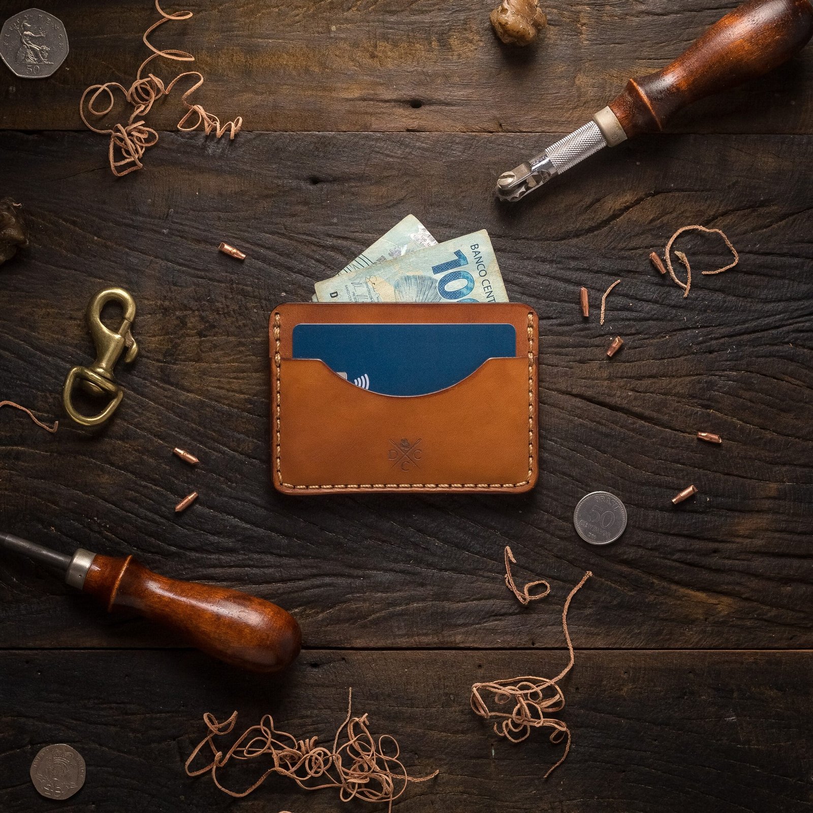 Carteira de Couro Minimalista No.3 Savana - Imagem 5