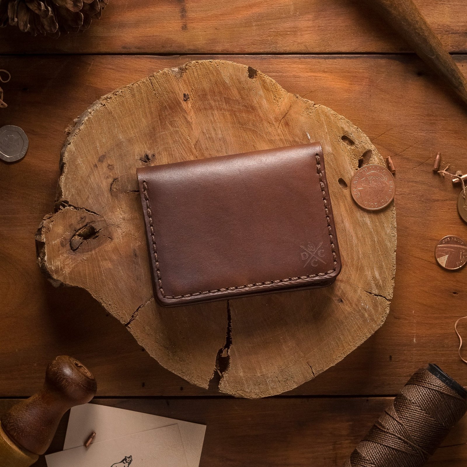 Carteira de Couro No.4 Marrom - Imagem 6