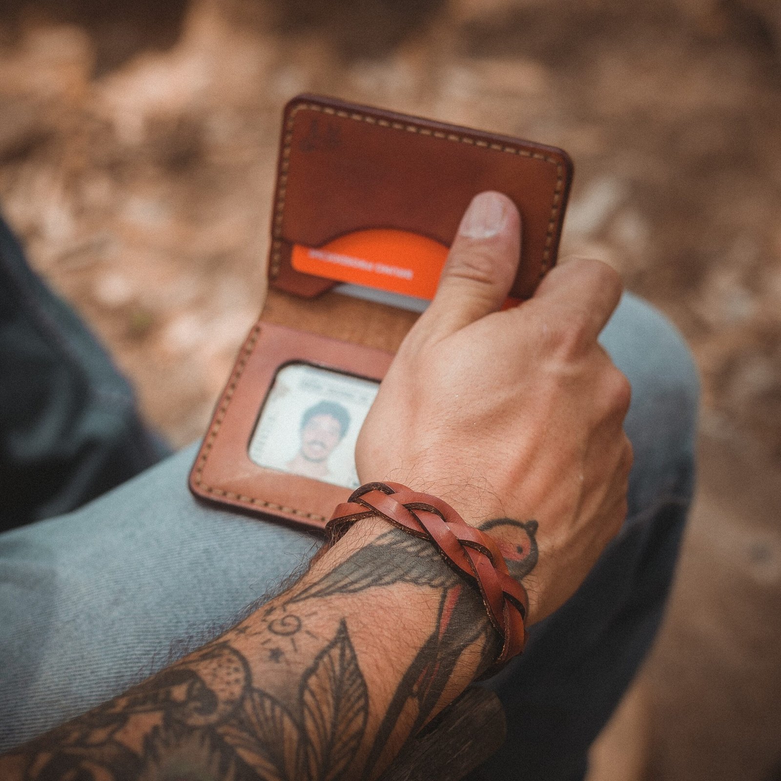 Pulseira de Couro Trançada Savana - Imagem 4