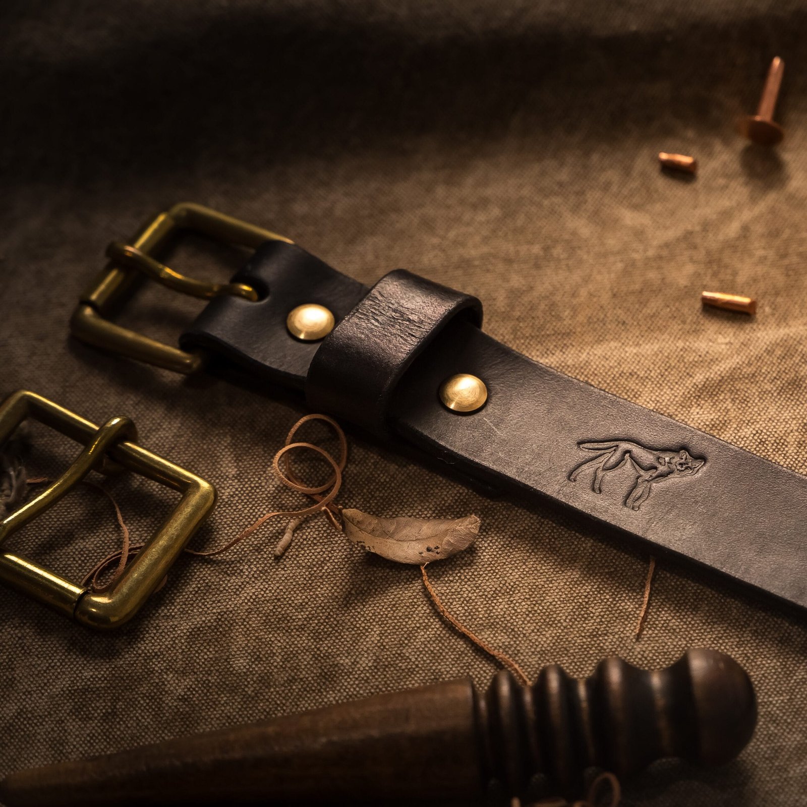 Cinto de Couro 1.25" Preto - Imagem 5