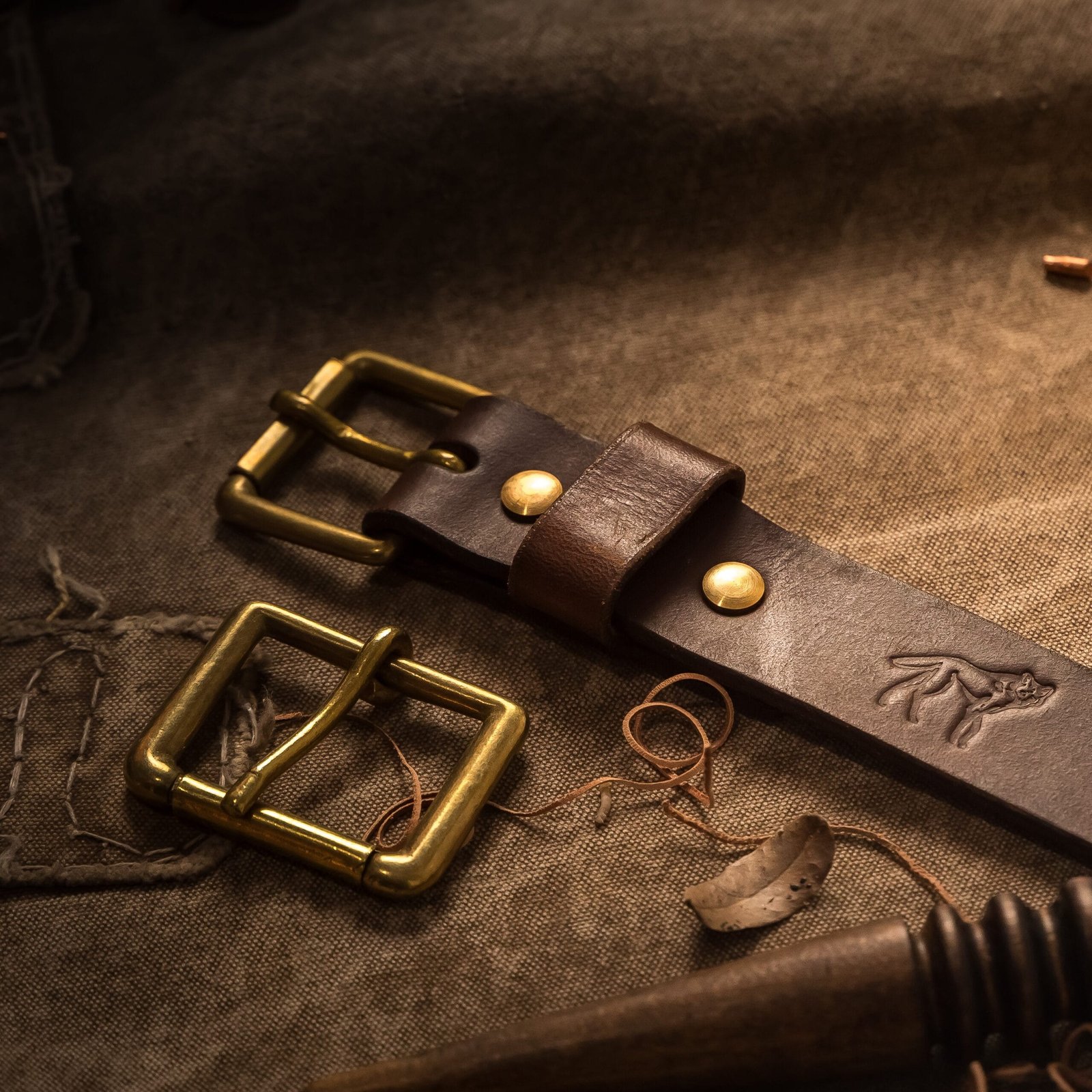 Cinto de Couro 1.25" Marrom - Imagem 3