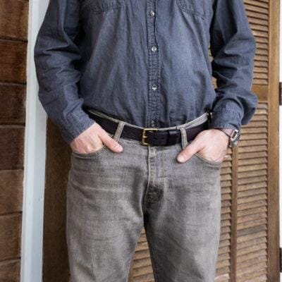 Cinto de Couro 1.25″ Preto