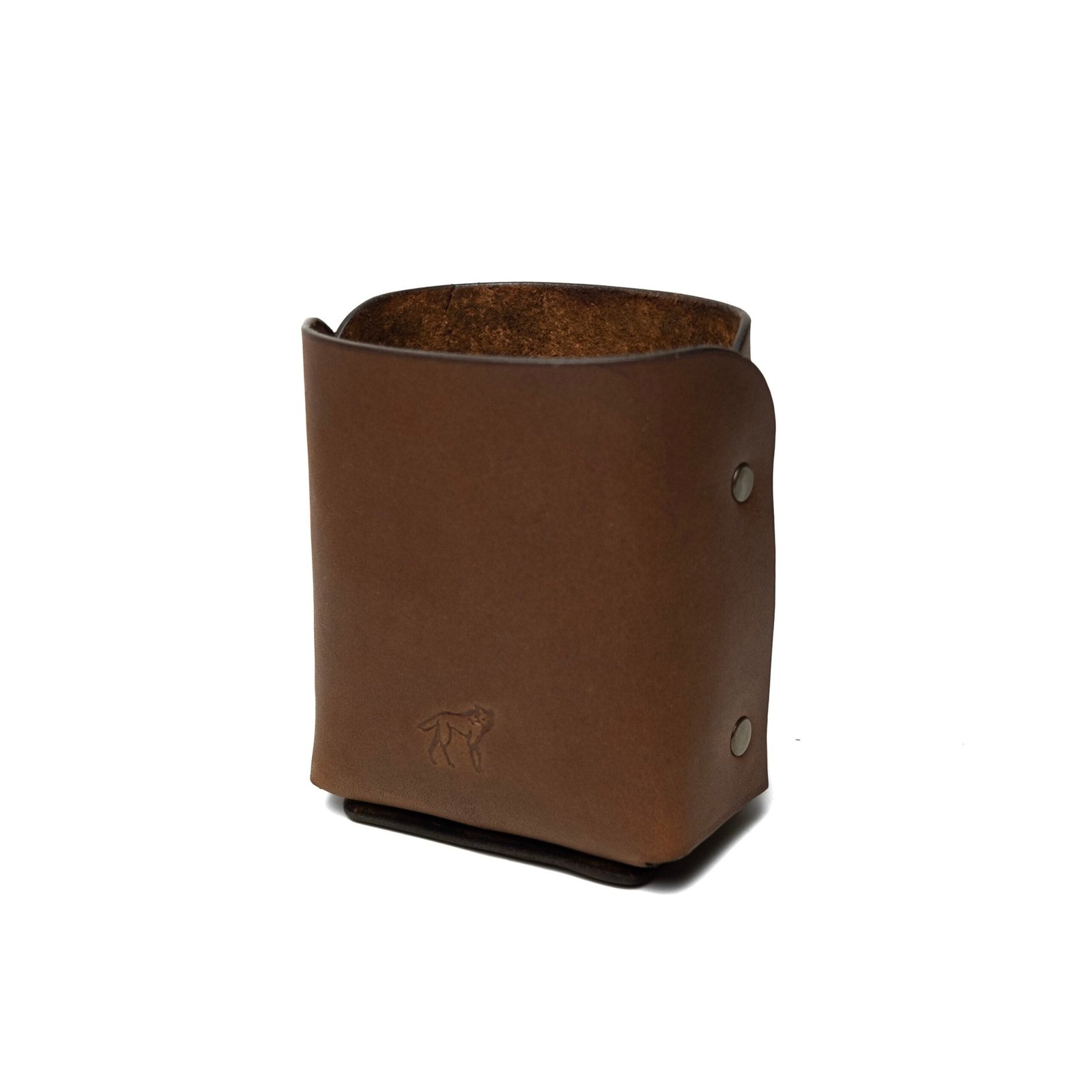 Porta-Canetas de Couro Marrom - Imagem 8