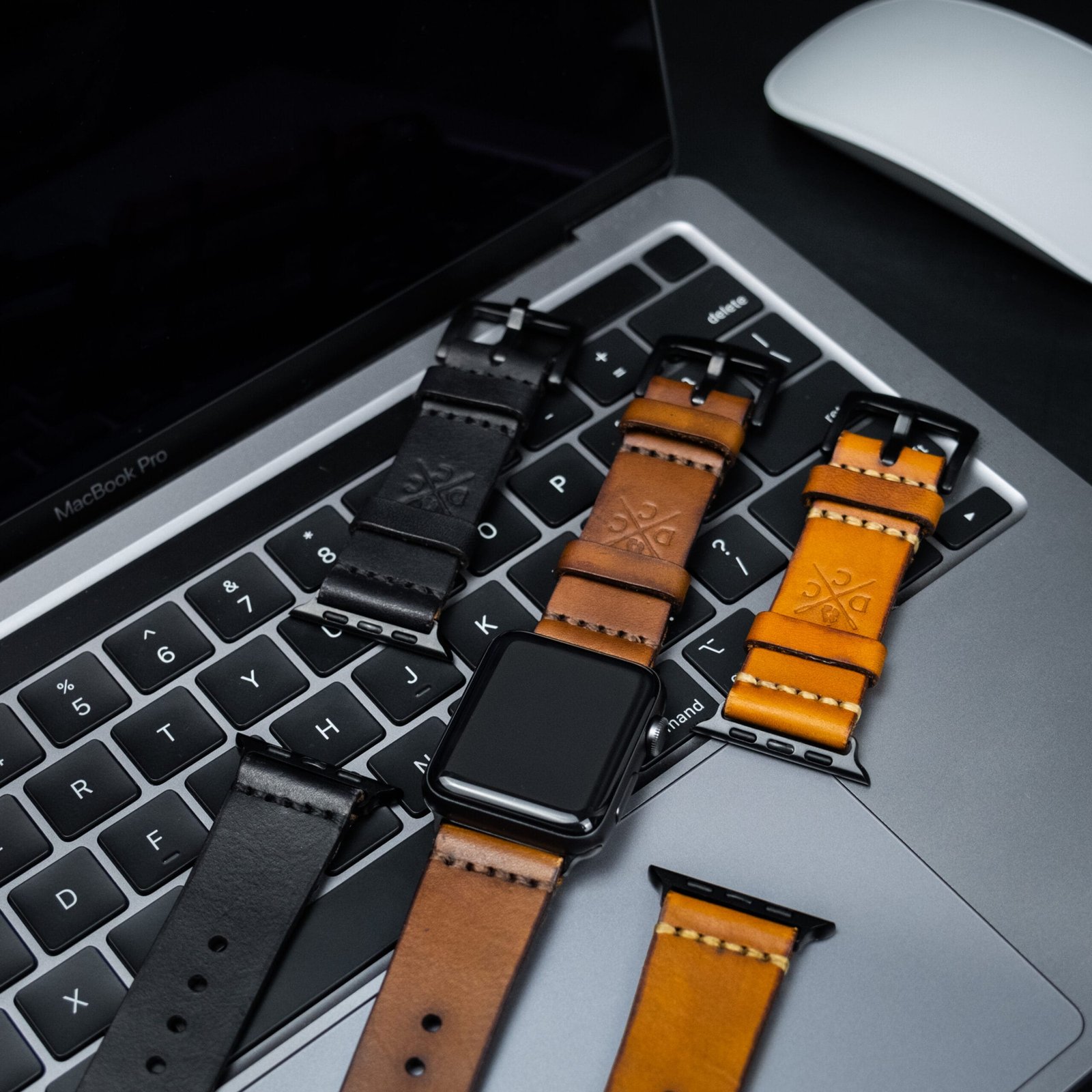 Pulseira de Couro Apple Watch Marrom - Imagem 3