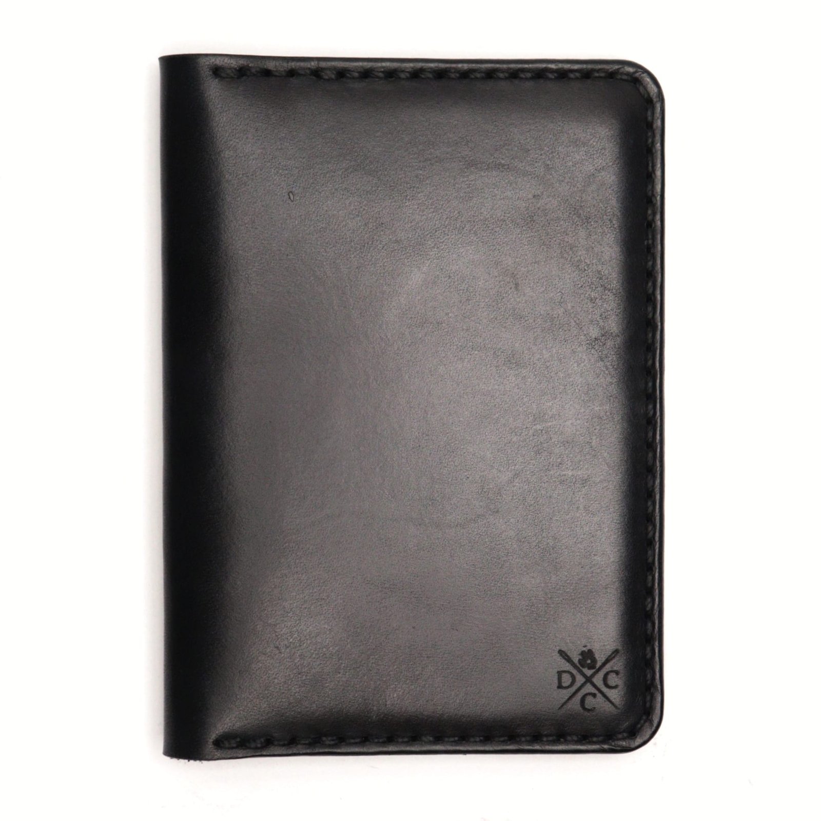 Porta Passaporte de Couro Preto - Imagem 2