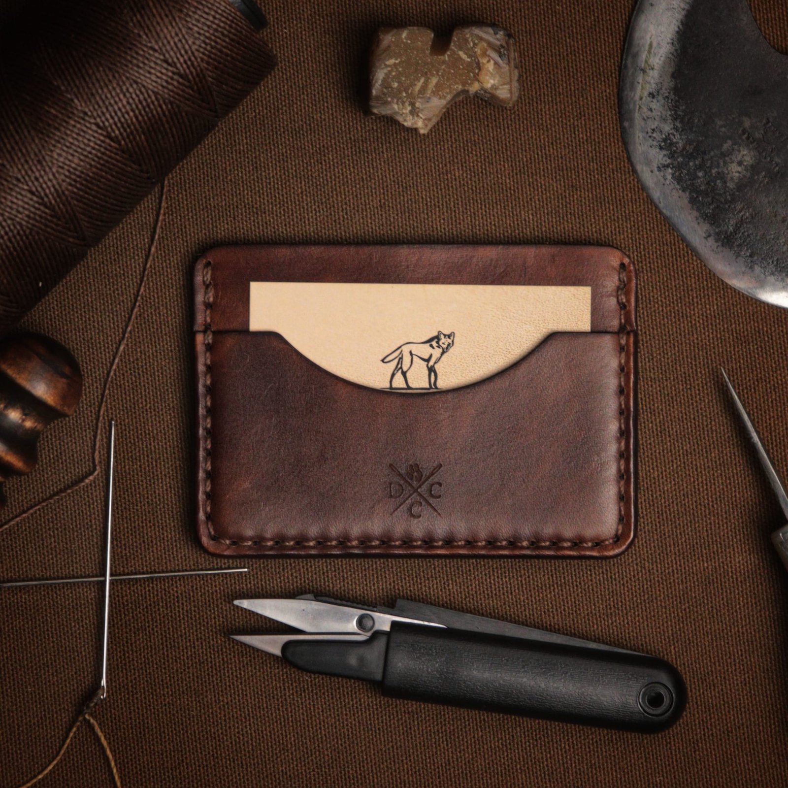 Carteira de Couro Minimalista No.3 Marrom - Imagem 9