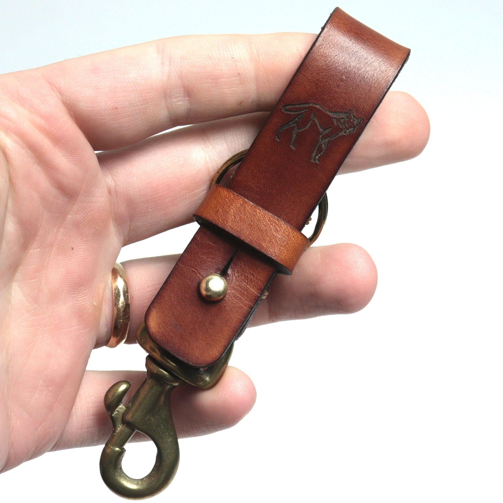 Chaveiro de Cinto Latão Savana - Imagem 2