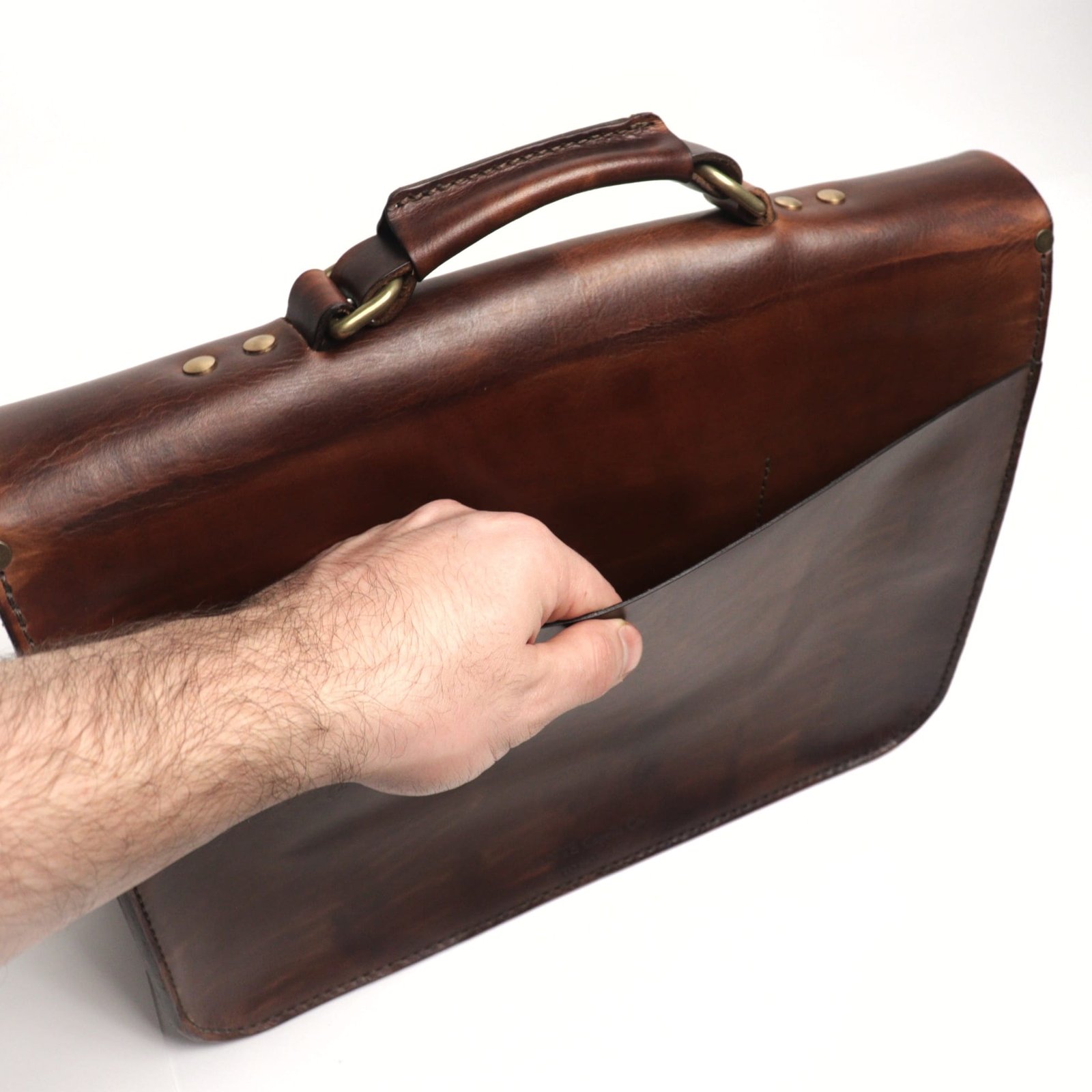 Pasta Carteiro NO.82 Marrom - Imagem 8