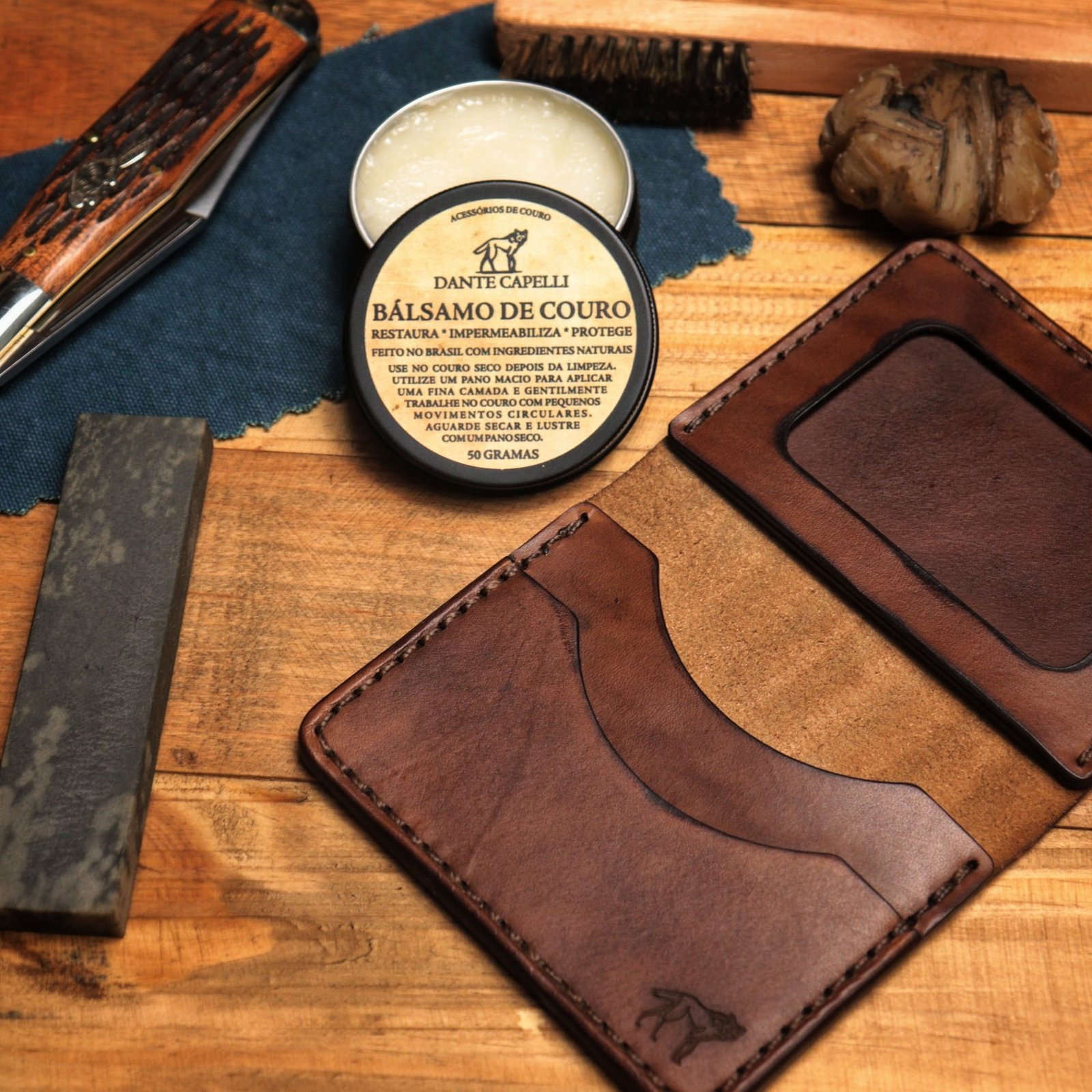 Carteira de Couro No.4 Marrom - Imagem 8