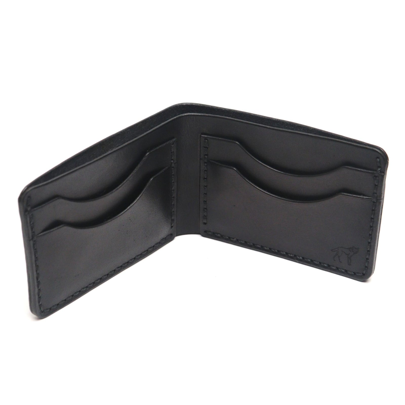 Carteira de Couro Bifold NO.5 Preta - Imagem 2