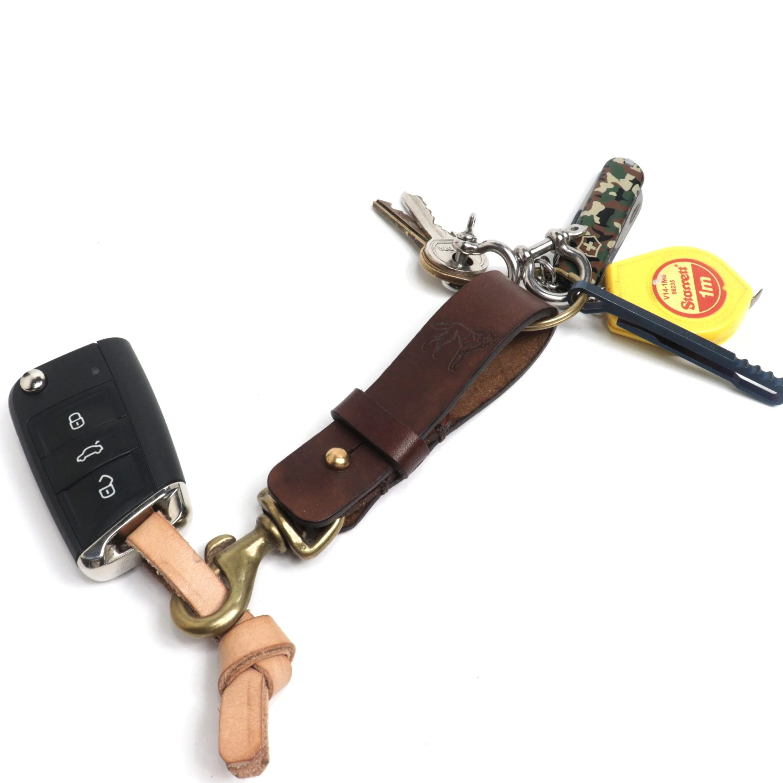 Chaveiro de Cinto Latão Marrom - Imagem 3