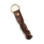 Chaveiro Trançado Marrom