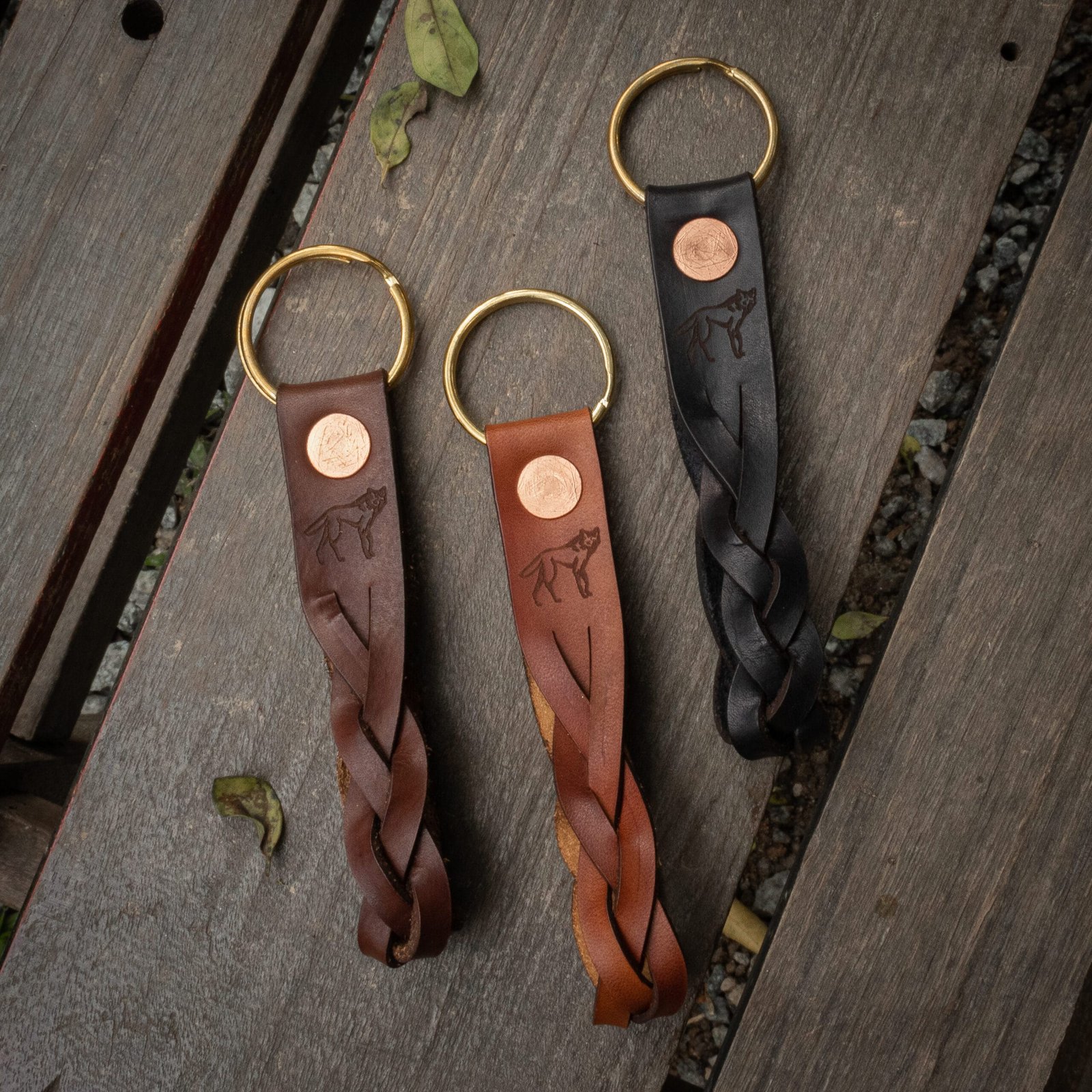 Chaveiro Trançado Preto - Imagem 4