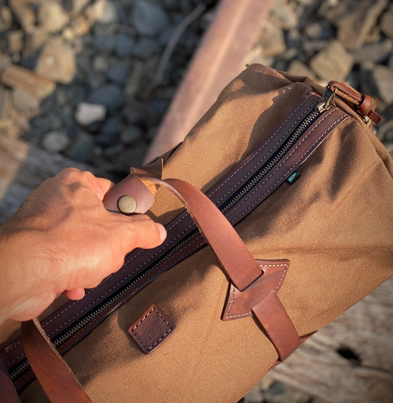 Mala Duffle Bandeirantes Marrom - Imagem 6