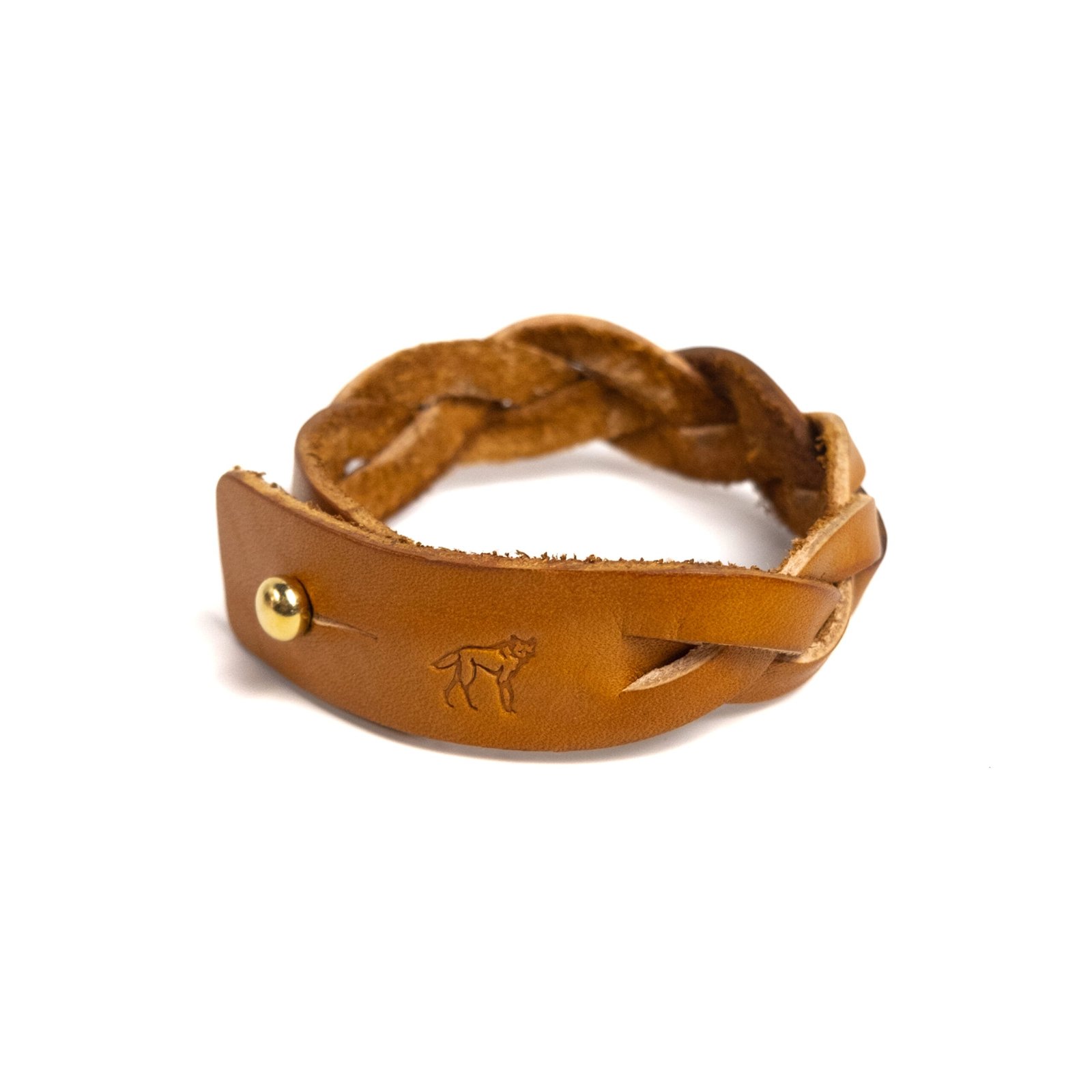 Pulseira de Couro Trançada Savana - Imagem 2