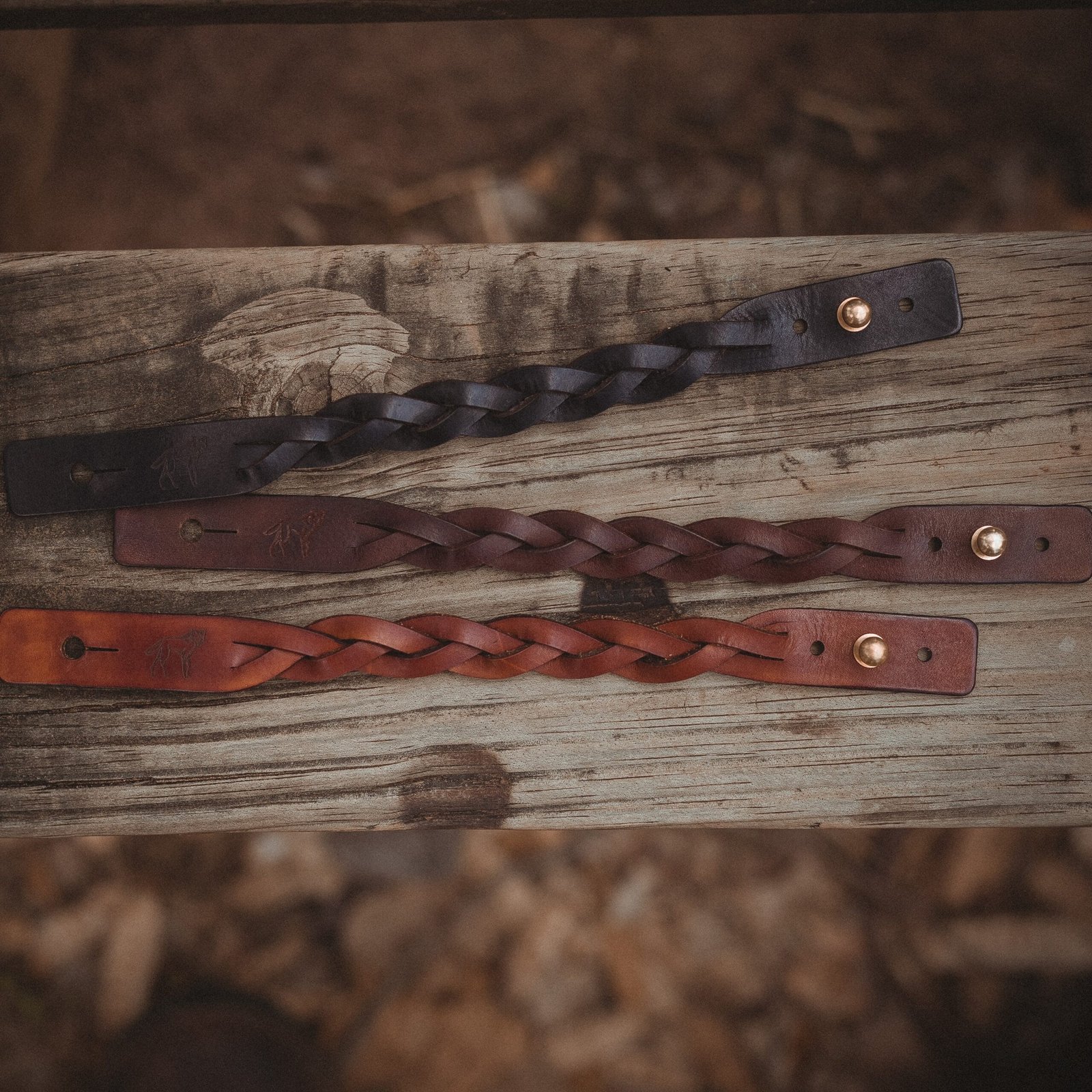 Pulseira de Couro Trançada Savana - Imagem 5