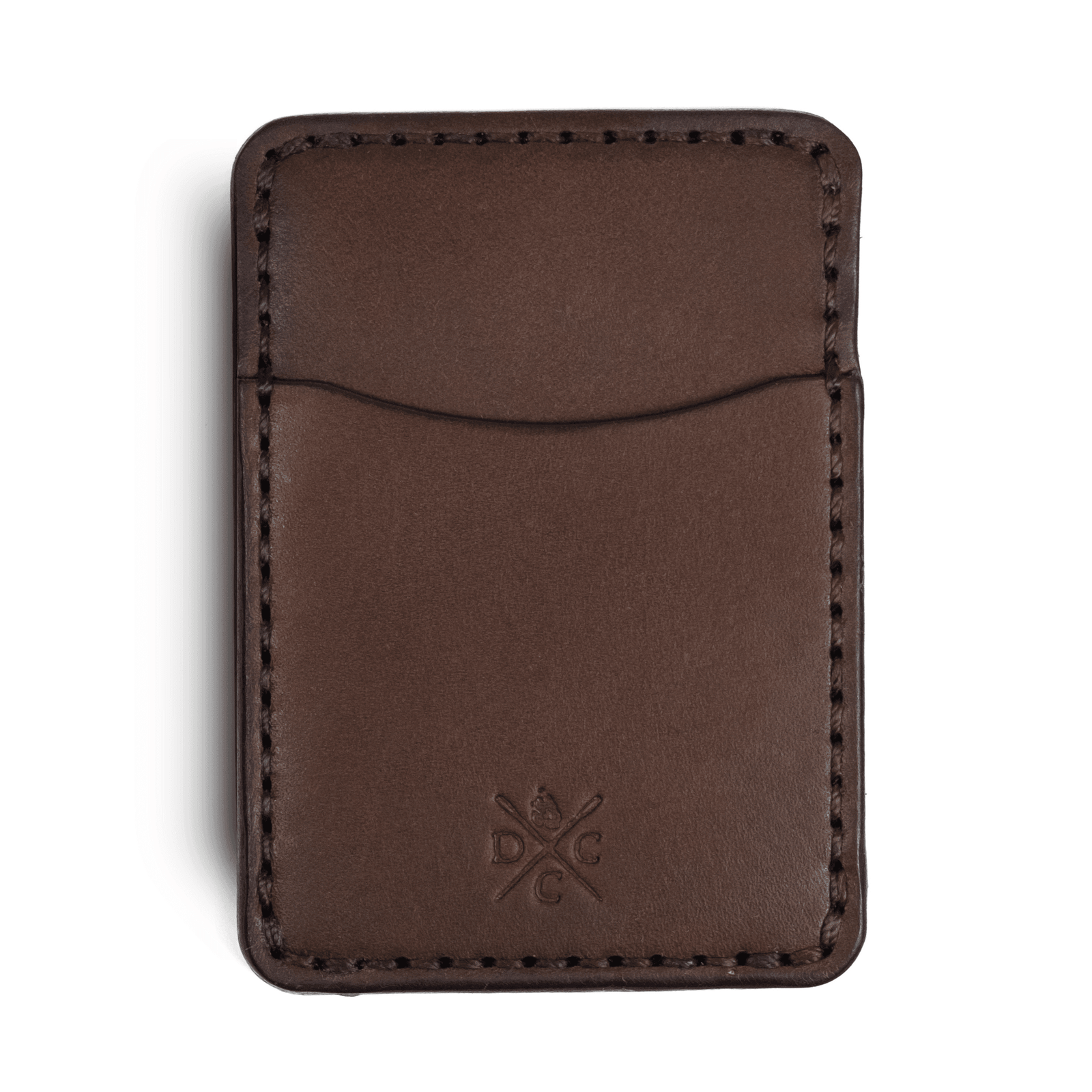 Carteira de Couro Vertical No.3 Marrom