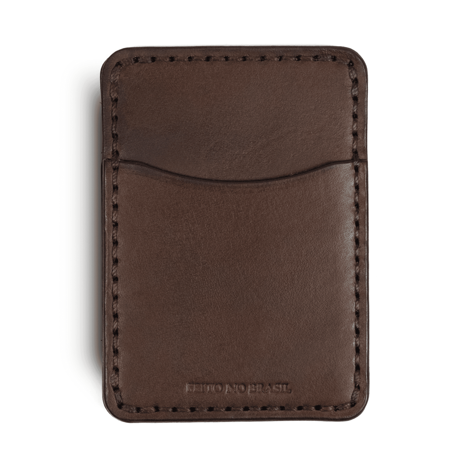 Carteira de Couro Vertical No.3 Marrom - Imagem 3