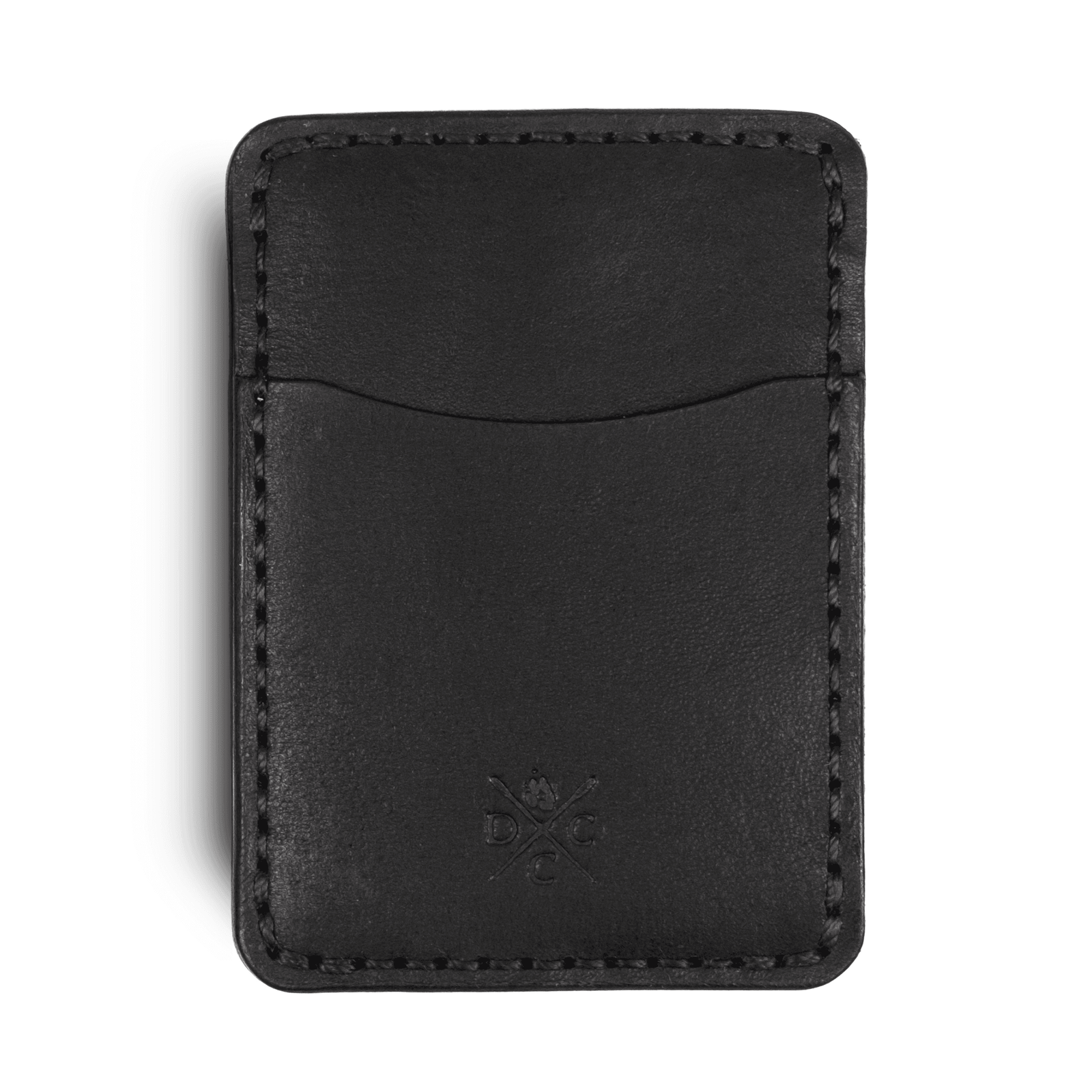 Carteira de Couro Vertical No.3 Preta