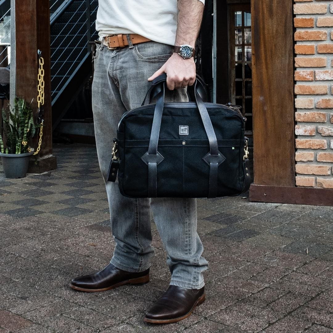 Mala Carteiro NO.16 Preta - Imagem 2