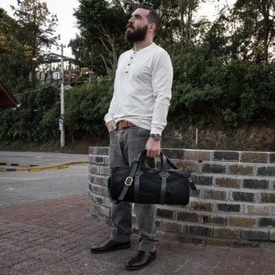 Mala Duffle Bandeirantes Preta