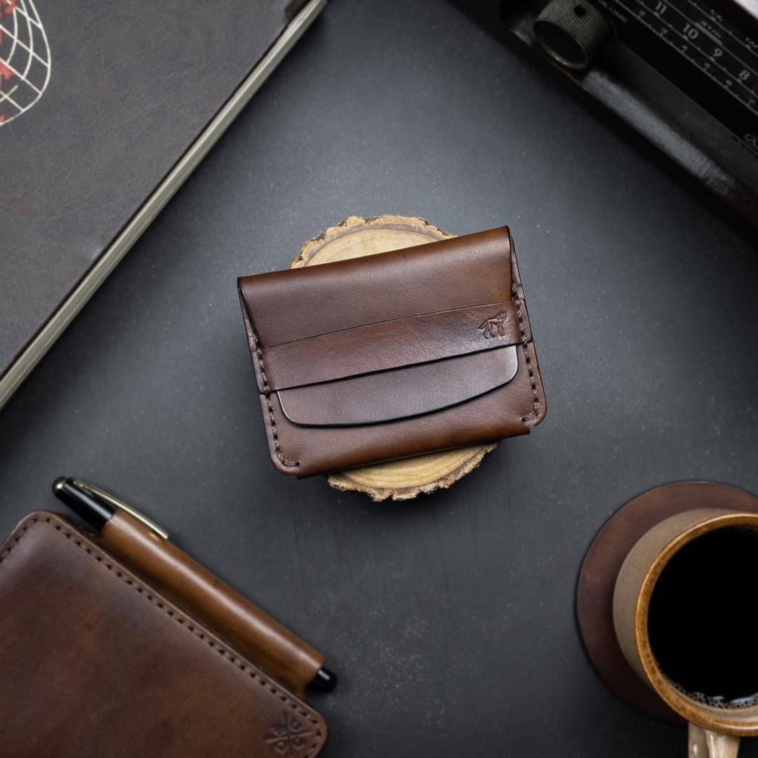 Carteira de Couro Minimalista No.2 Marrom - Imagem 5