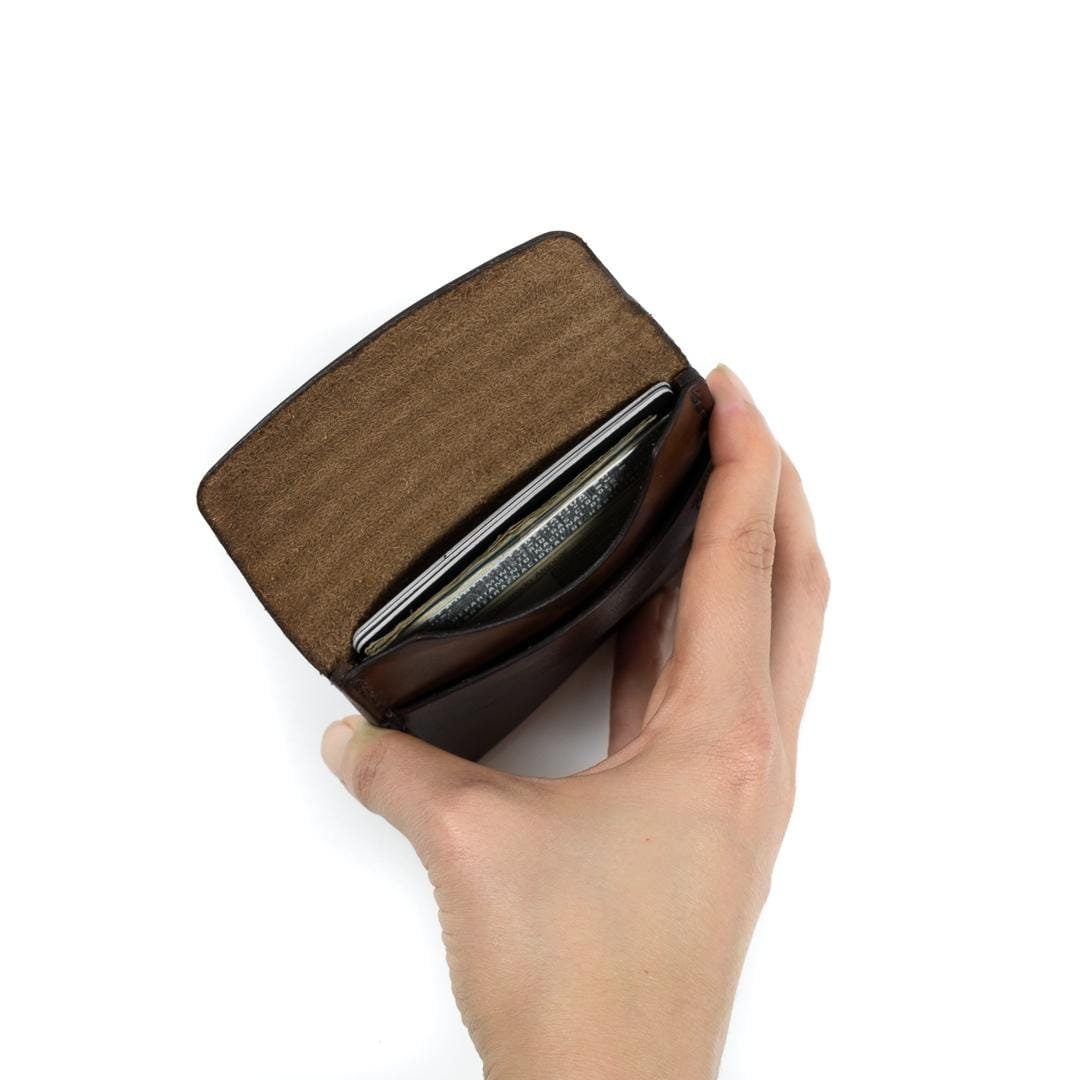 Carteira de Couro Minimalista No.2 Marrom - Imagem 9