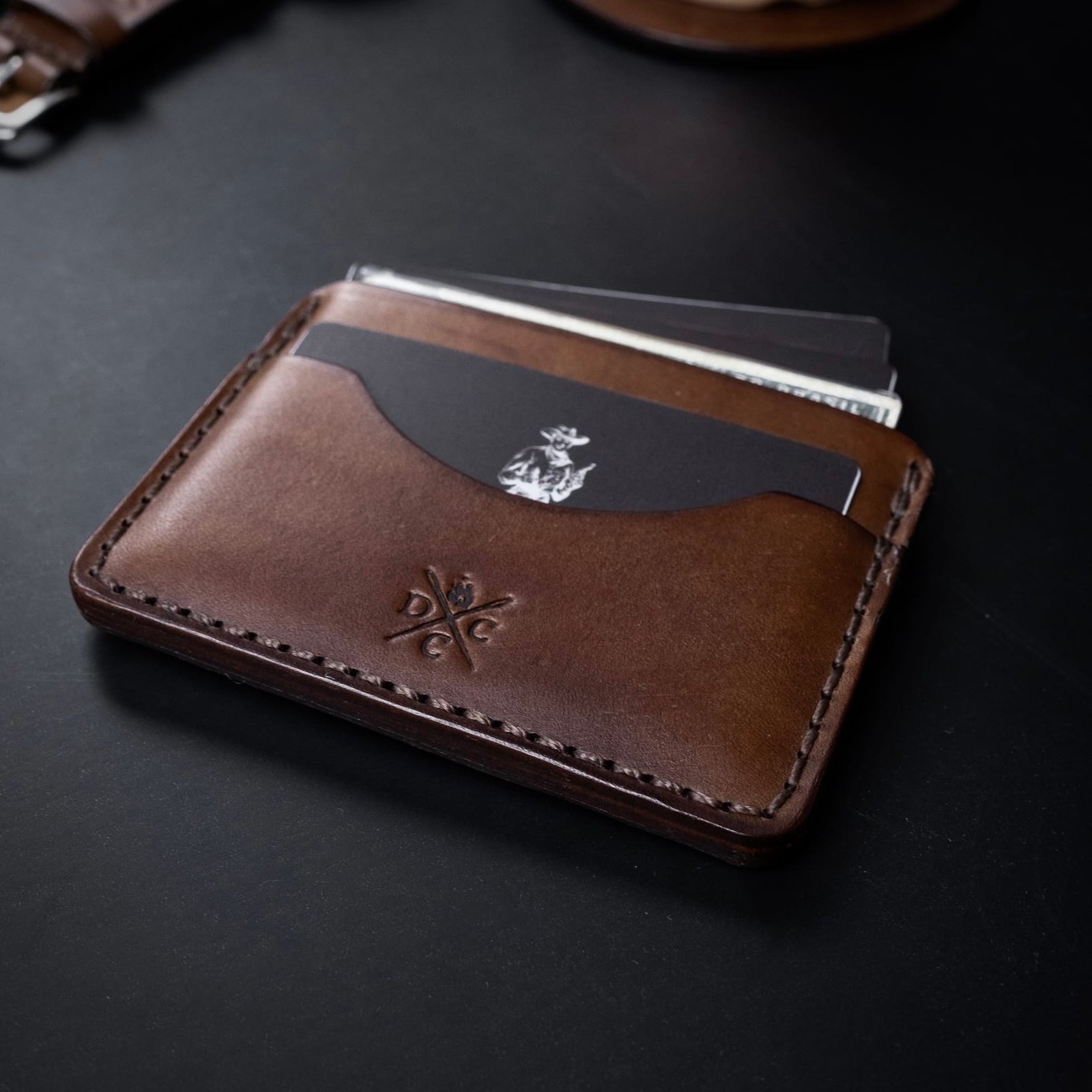 Carteira de Couro Minimalista No.3 Marrom - Imagem 10