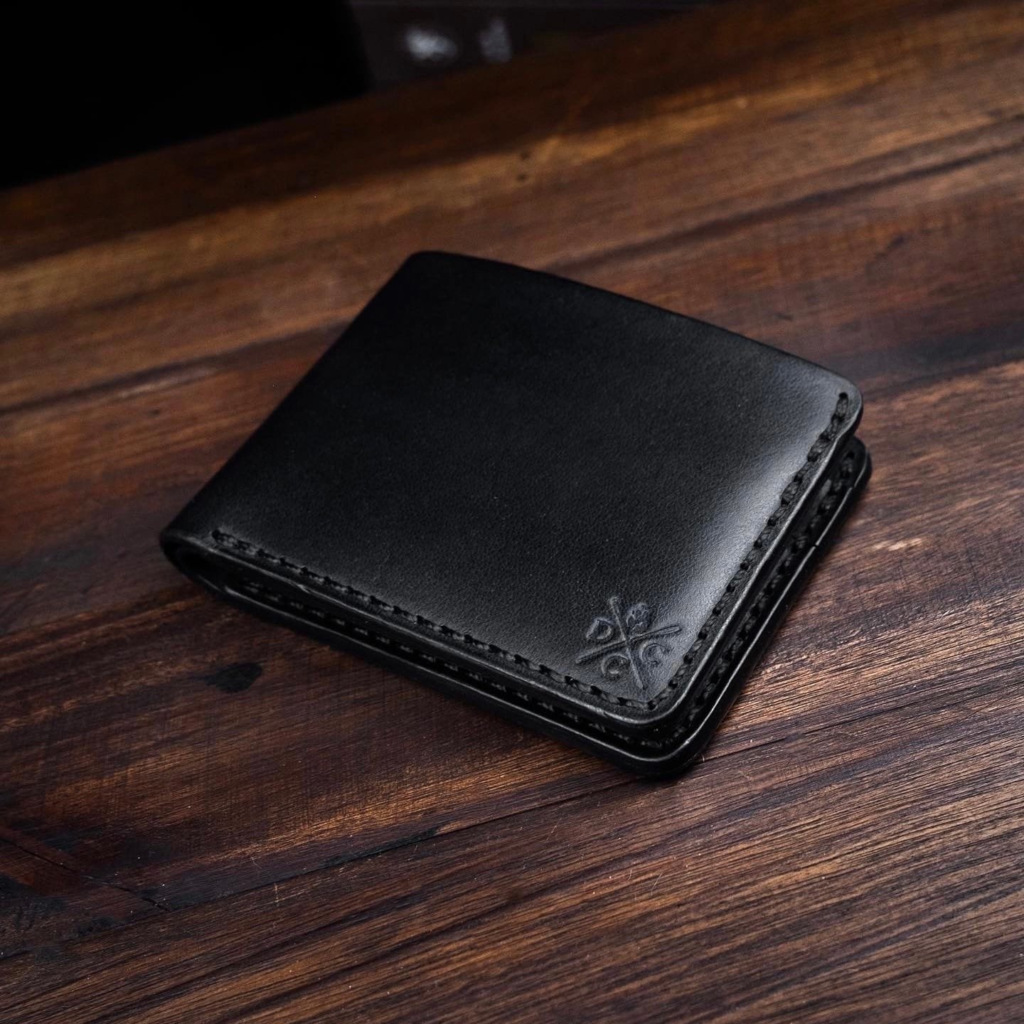 Carteira de Couro Bifold NO.5 Preta - Imagem 6