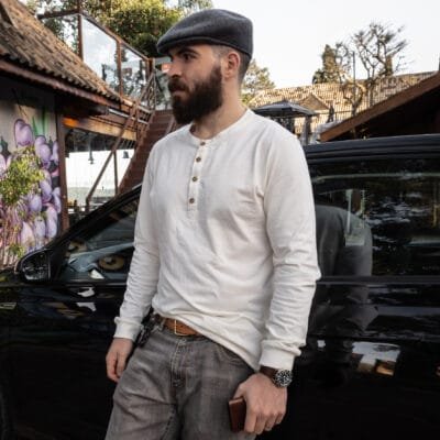 Camisa Colt Henley Manga Longa