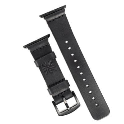 Pulseira de Couro Apple Watch Preta