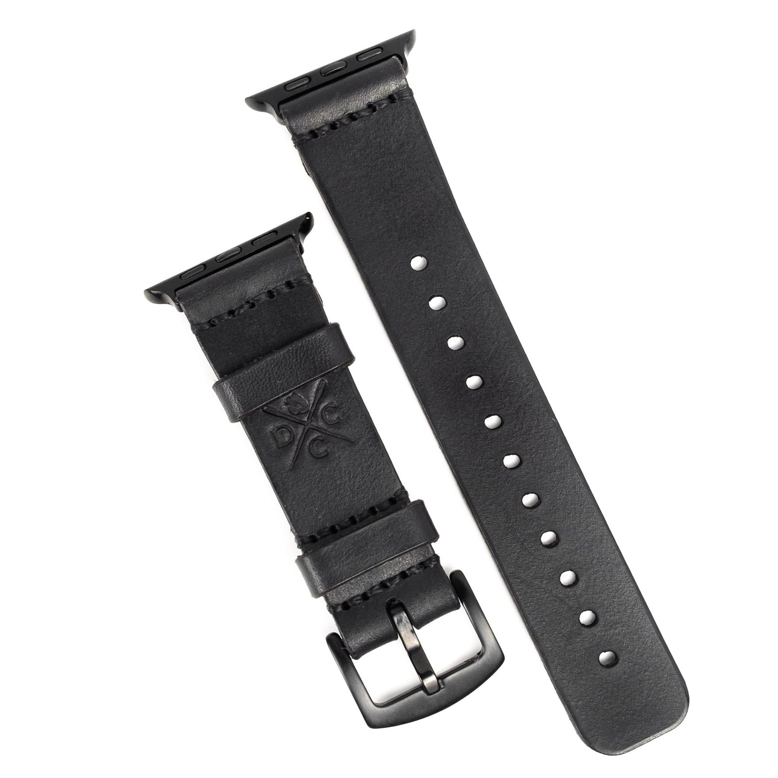 Pulseira de Couro Apple Watch Preta