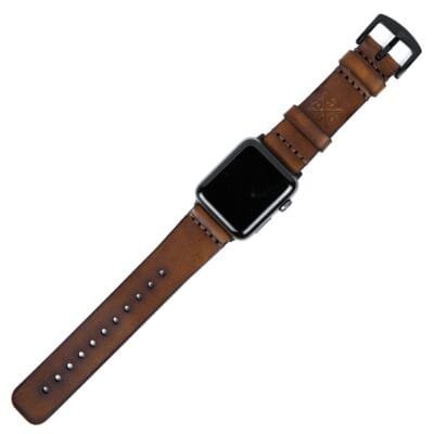 Pulseira de Couro Apple Watch Marrom