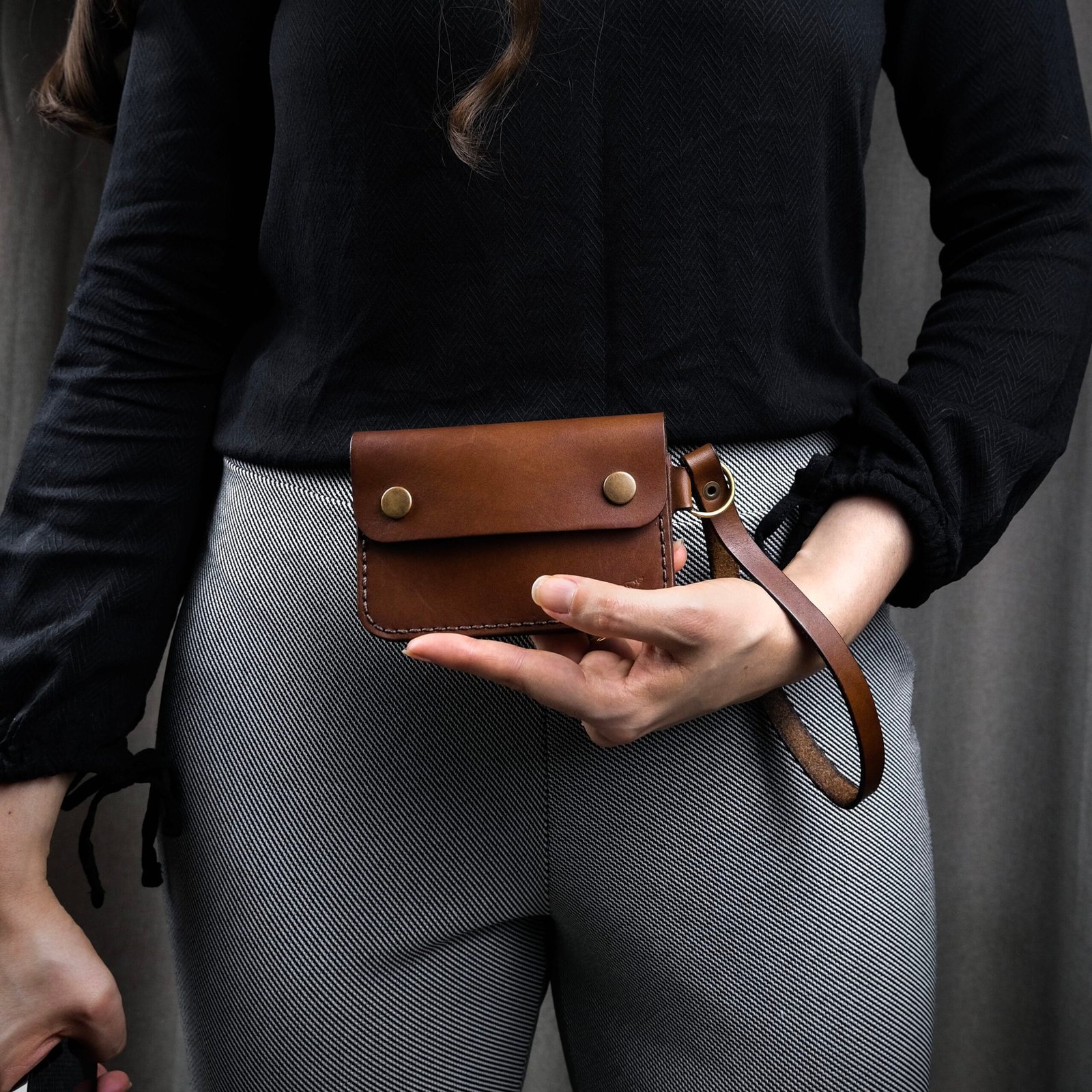 Carteira de Couro SARA Marrom - Imagem 2