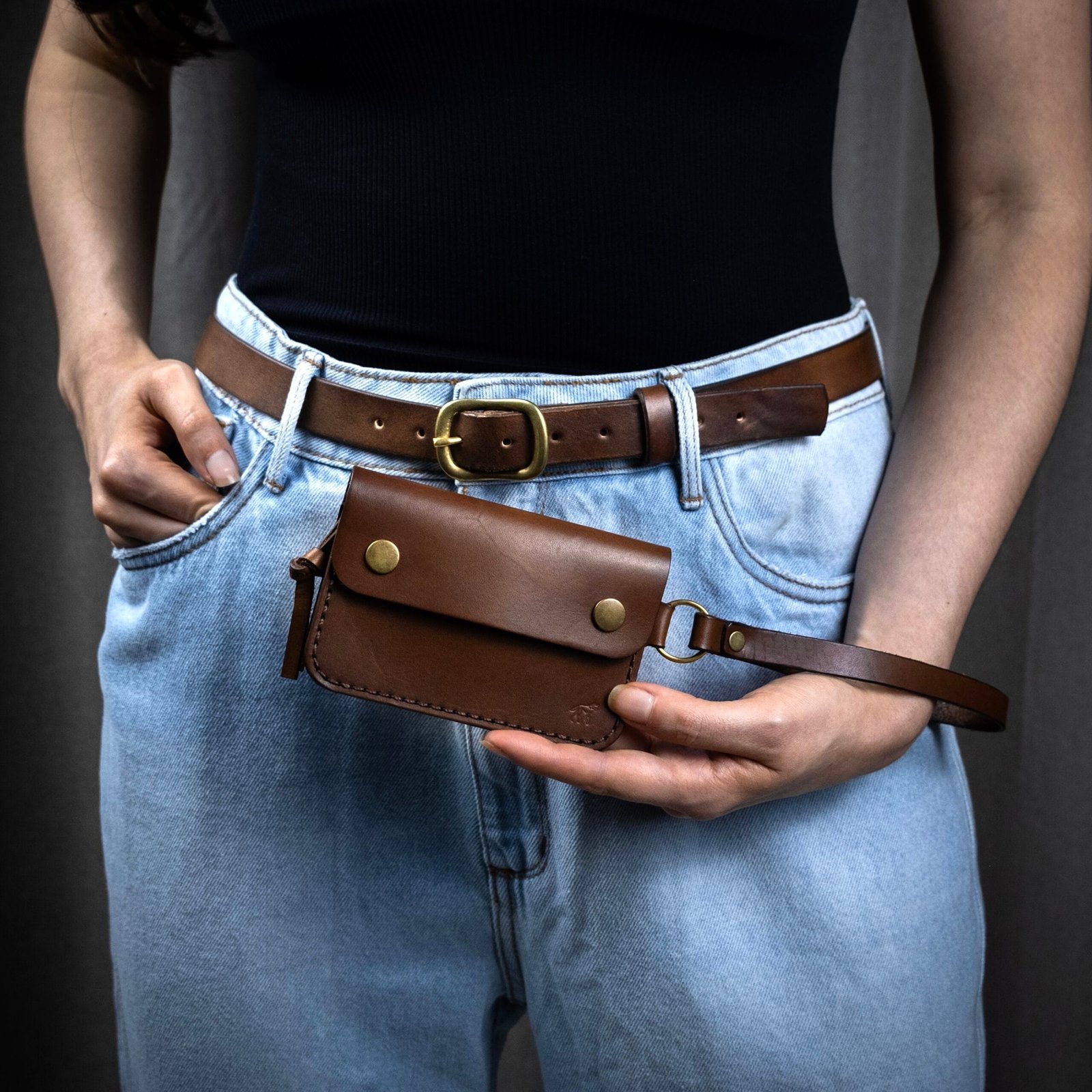 Kit SARA Marrom • Carteira e Cinto - Imagem 6