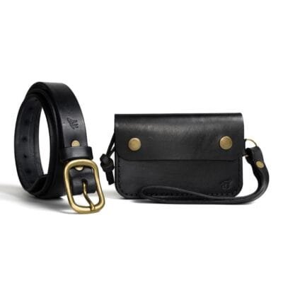 Kit SARA Preto • Carteira e Cinto