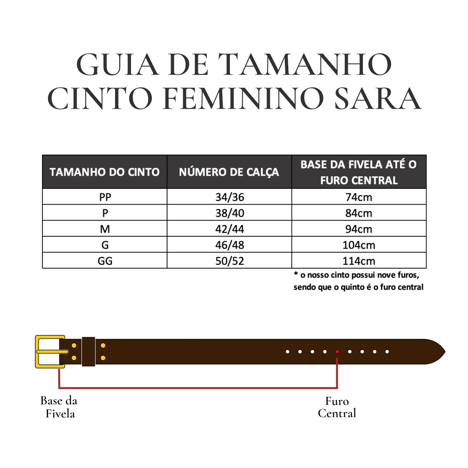 Kit SARA Marrom • Carteira e Cinto - Imagem 5