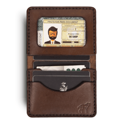 Carteira de Couro No.4 Marrom